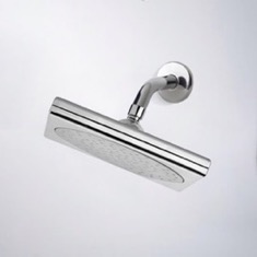 9 inch Rain Shower Head With Arm, Chrome